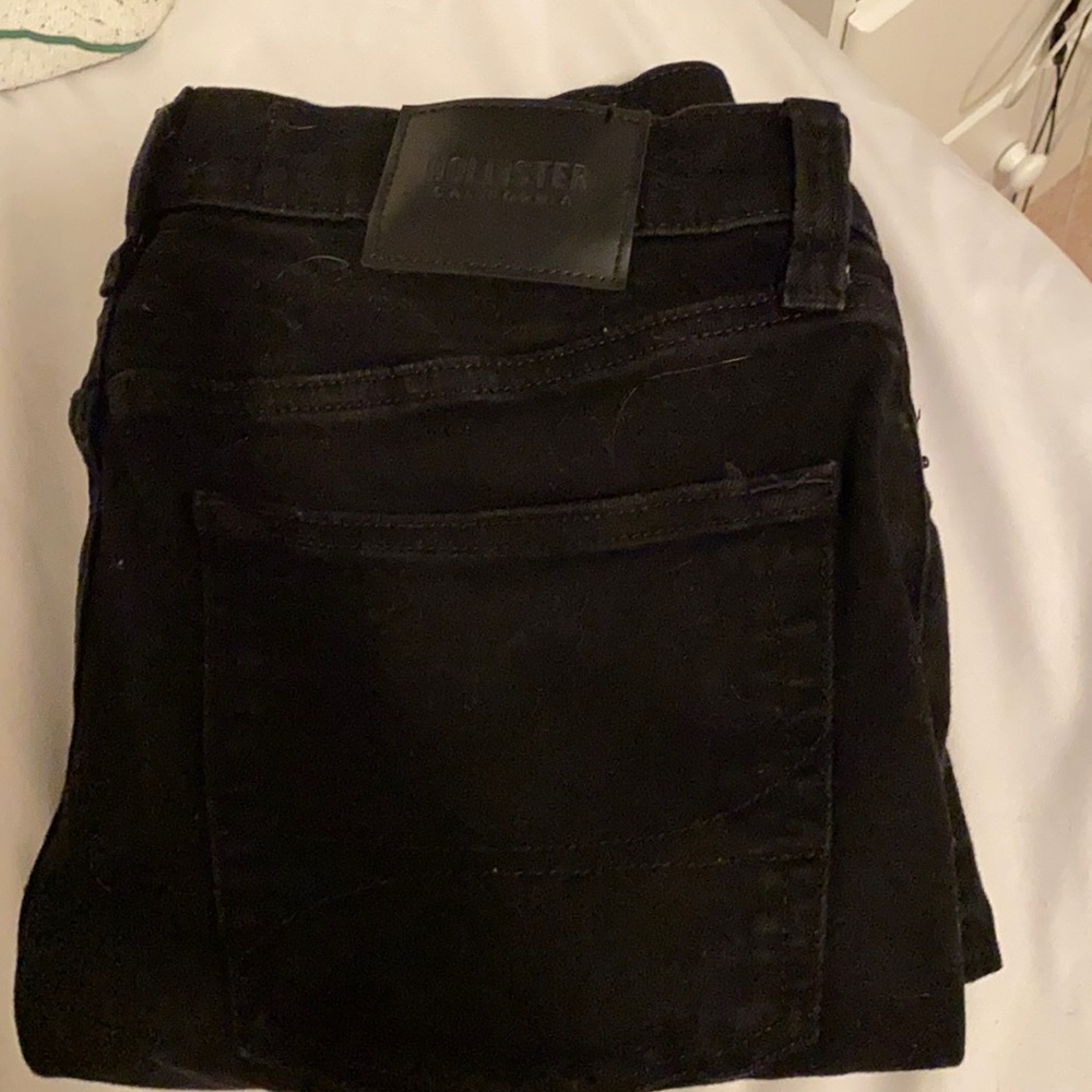 Hollister black ripped jeans